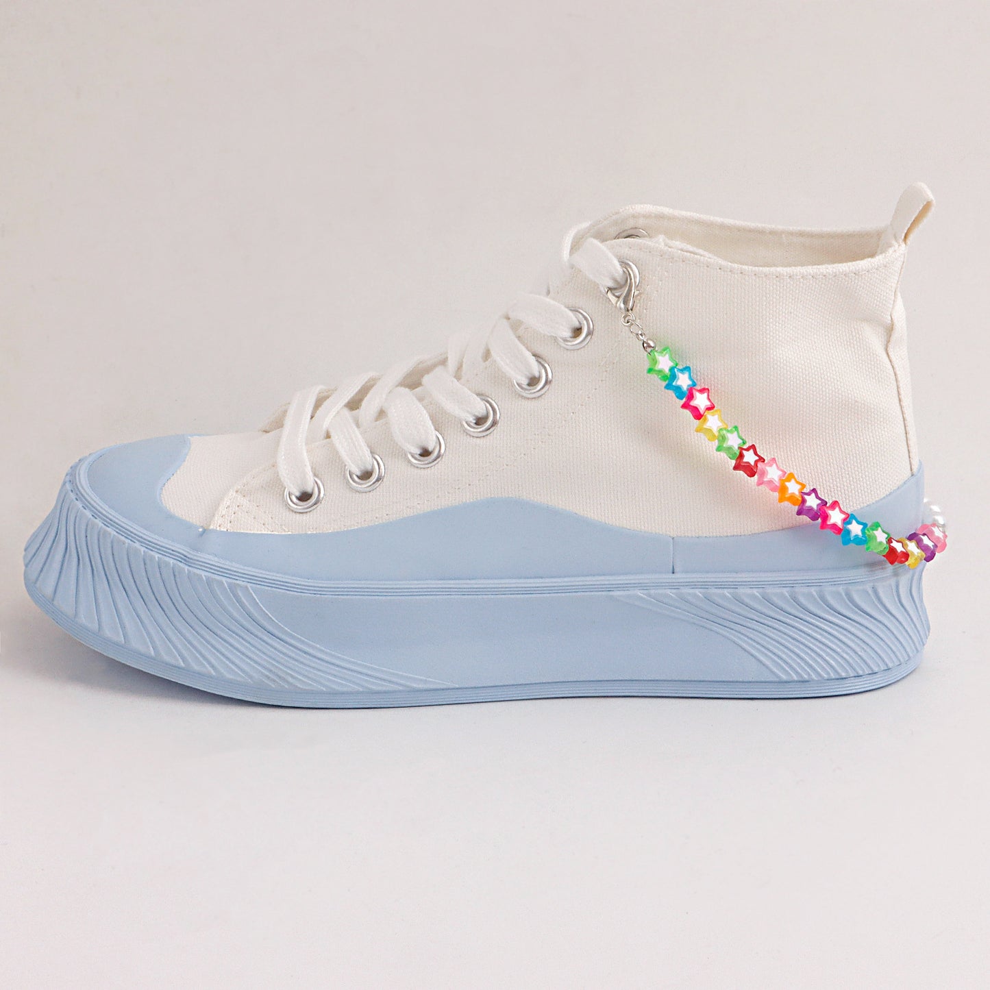 Fashionable Geometric Alloy Anklet for Women with Colorful Star Design, Minimalist Adjustable Foot Chain