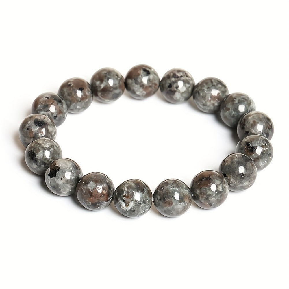 Punk Casual Round Gemstone Bracelet Unisex