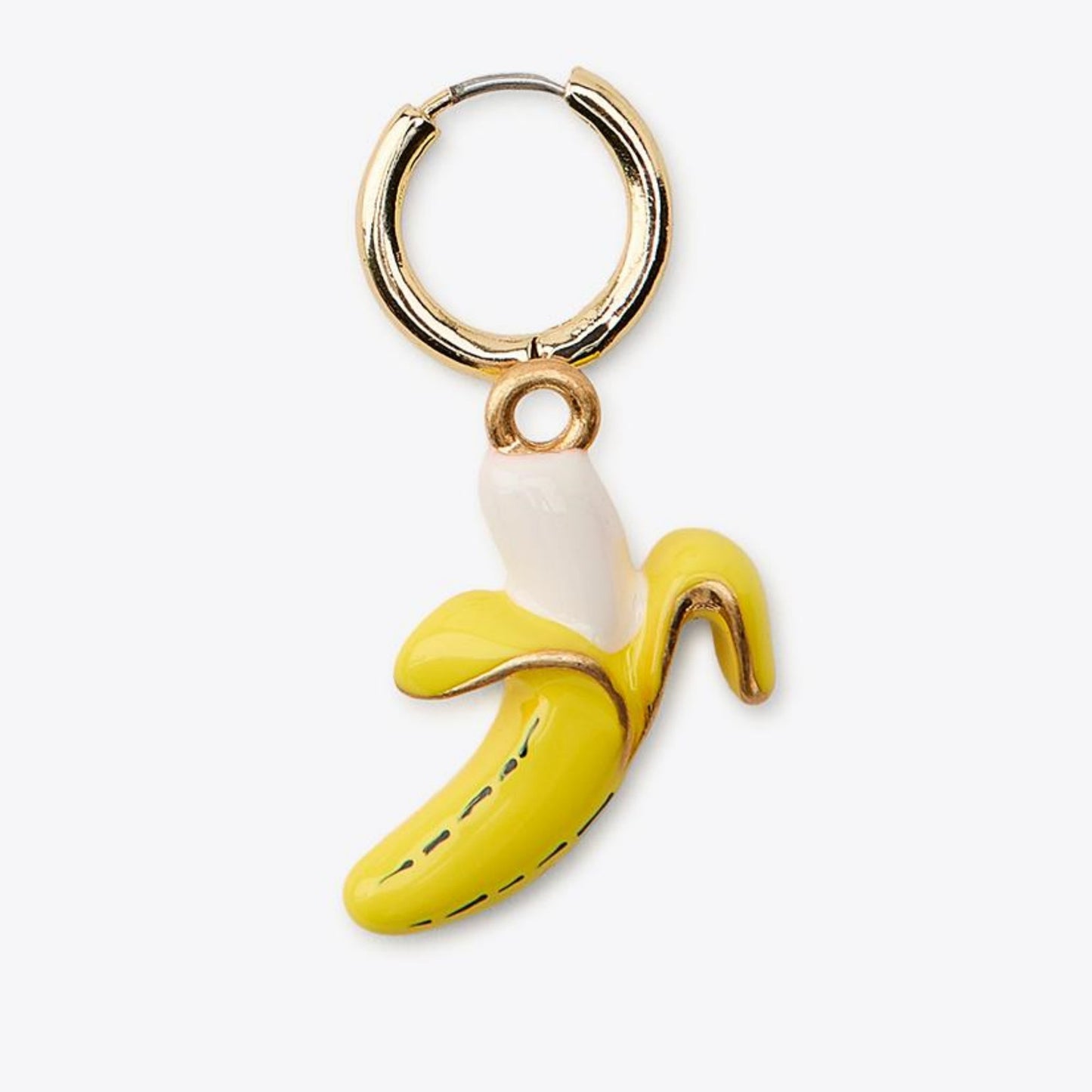 Casual 18K Gold Plated Stainless Steel PVD Fruit Vegetable Plant Charm Bar
