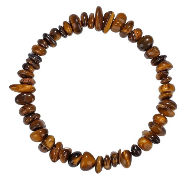 Minimalist Natural Crystal Geometric Chip Bracelet Unisex Gift