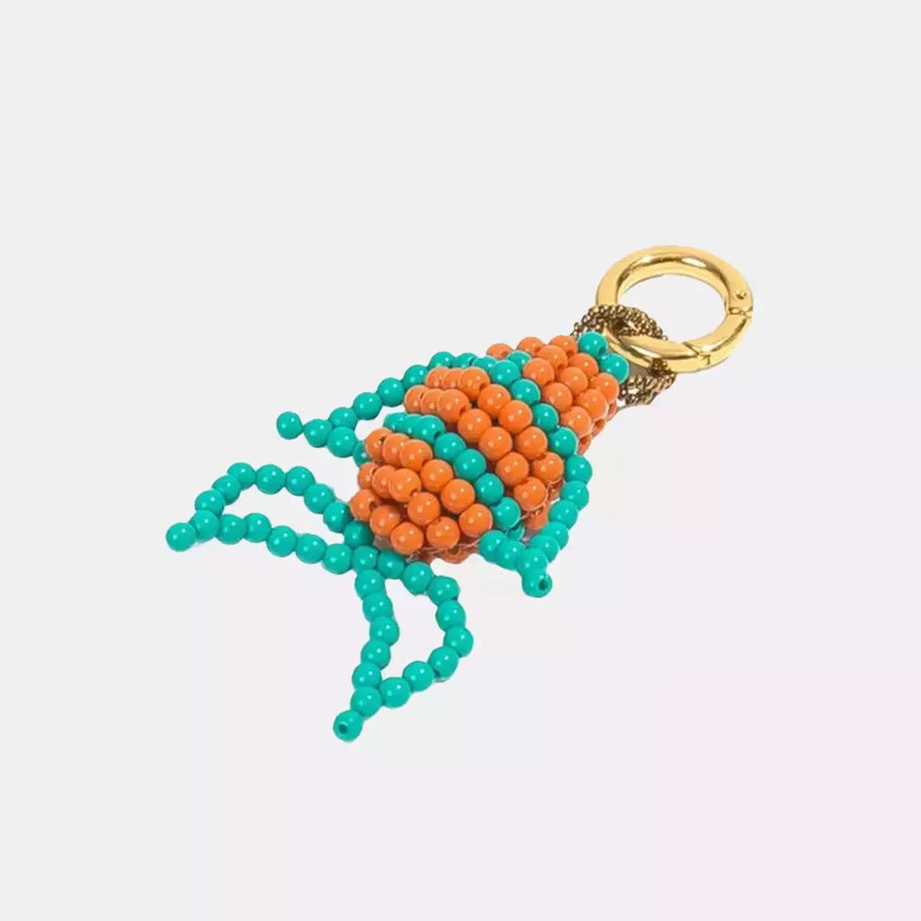 Barra con Charm a Sfera Vintage Placcata Oro 18K in Lega, Serie Frutta