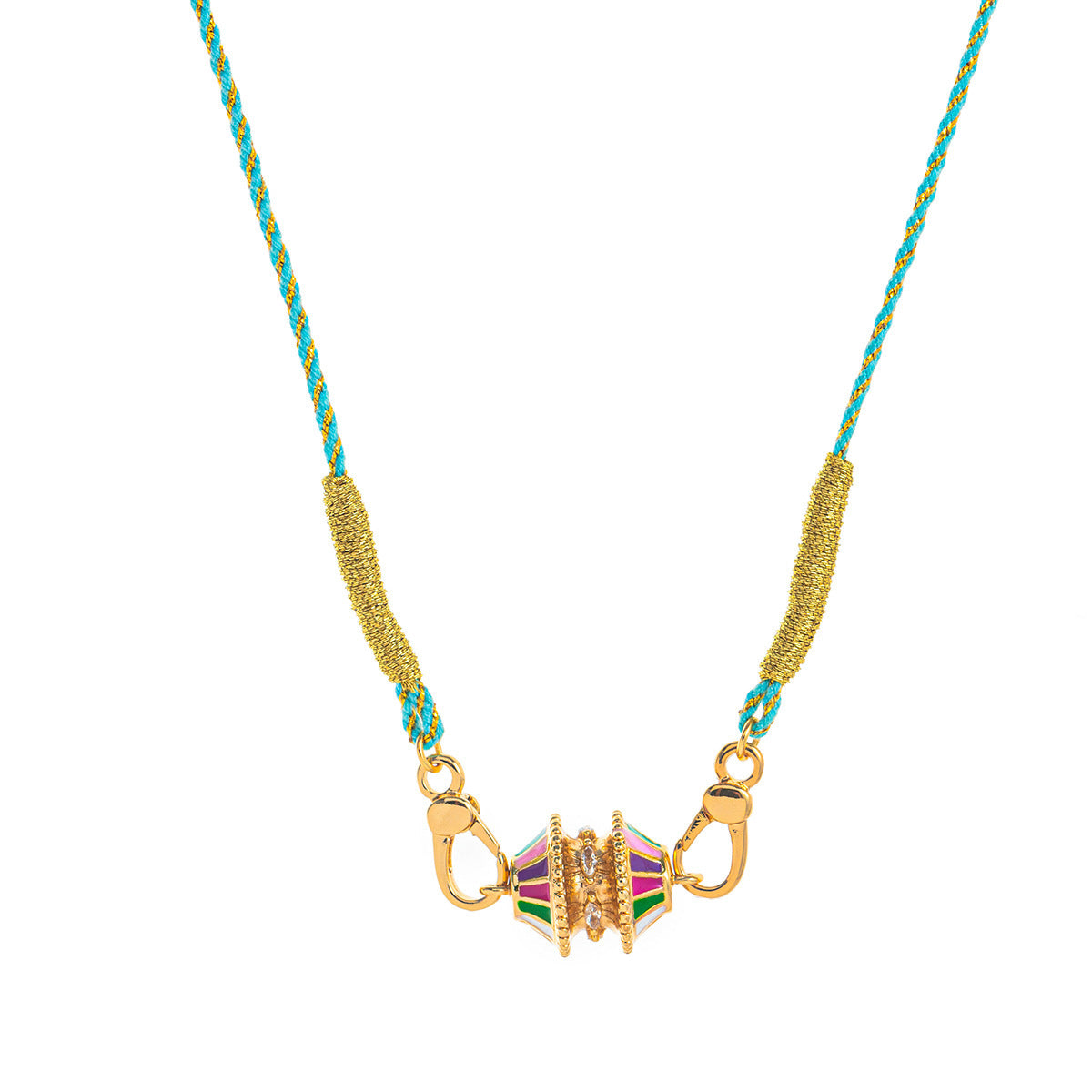 Irregular Geometric Pendant Necklace with Vacuum Electroplated 18K Gold Finish on Copper Base for Unisex Valentine's Day Gift