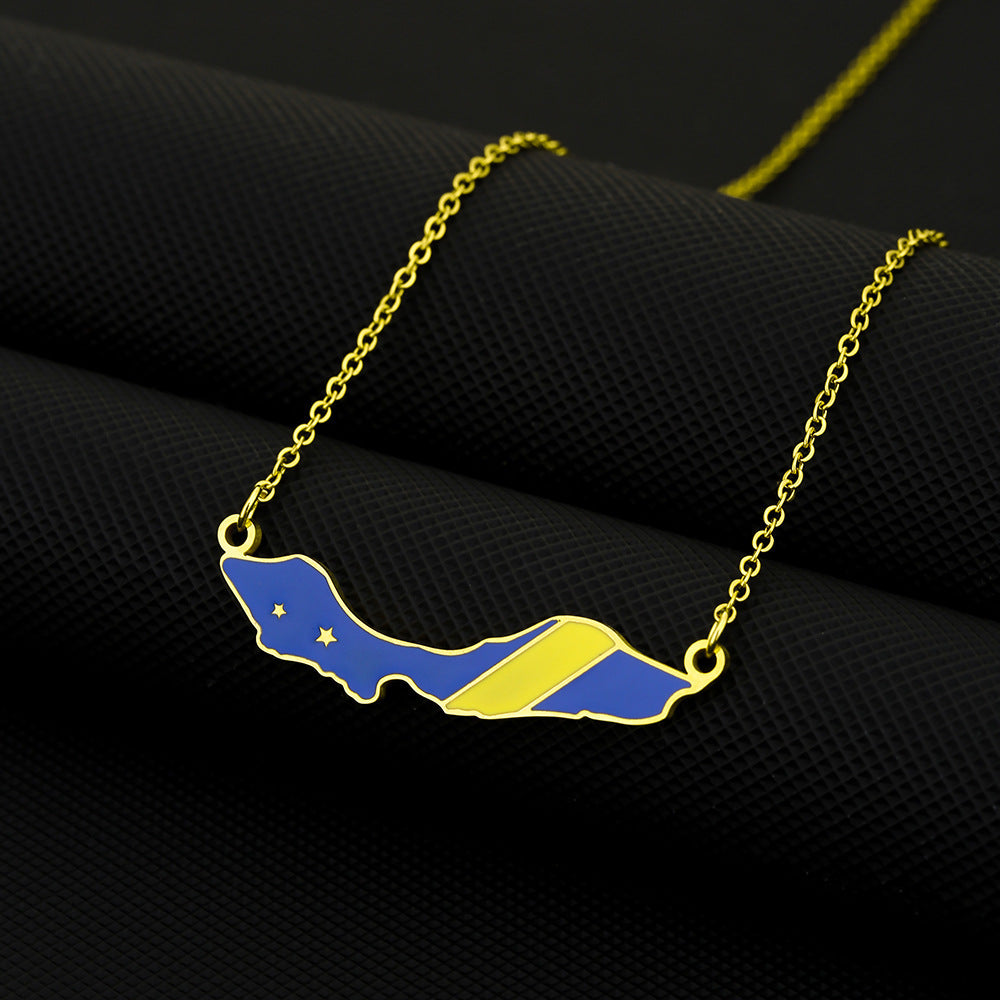 Collana Minimalista a Forma di Lettera in Acciaio Inossidabile Placcato per Uomo e Donna, Ciondolo con Catena a Croce Piatta per Maglioni e Felpe
