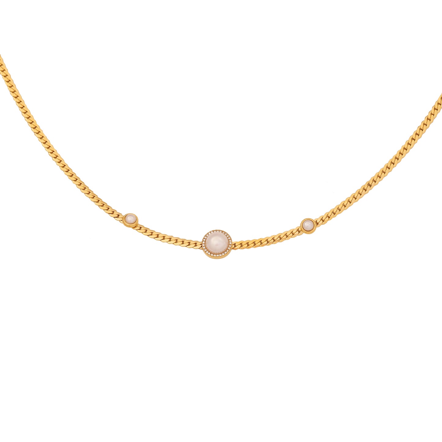 Collana da donna alla moda in acciaio inossidabile con fiocco, intarsio di strass, finitura lucida, catena a serpente piatta, gioielli con pendente geometrico