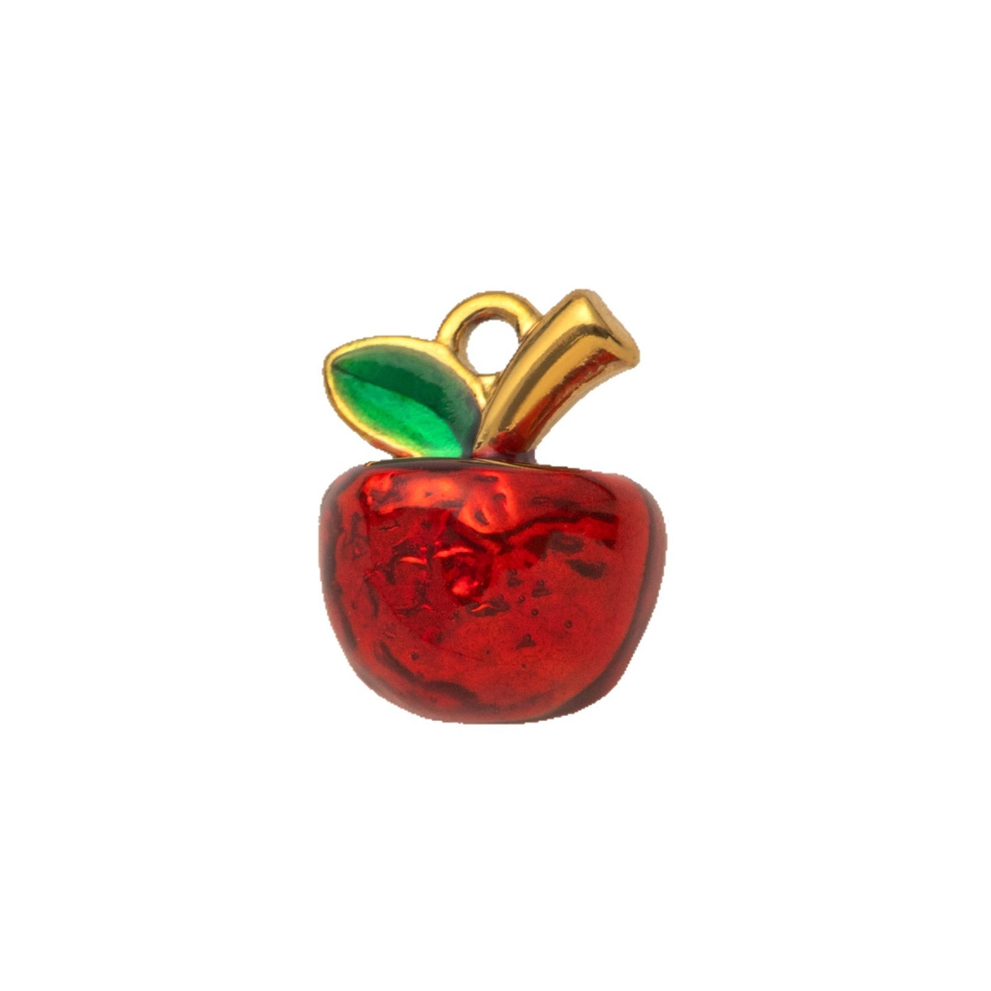 Vintage Stainless Steel PVD Gold Plated Abstract Fruit DIY Charm Bar