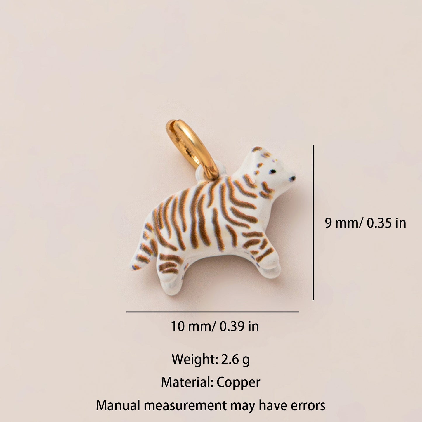 Minimalist Sweet Animal Fox Stainless Steel Plated Pendant 18K Gold
