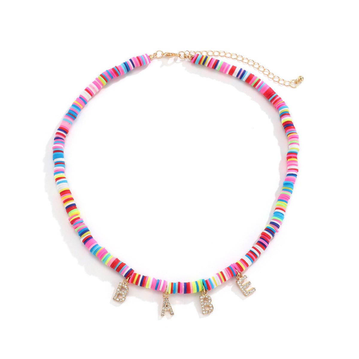 Collana con ciondolo a margherita in stile bohémien con catena in lega e strass intarsiati per donna