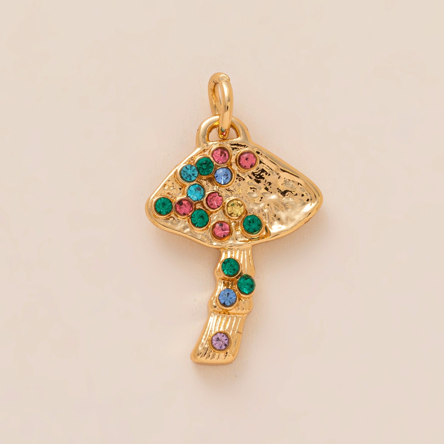 Sweet Gold Plated Brass Heart Geometric DIY Charm Bar Corn Chain Necklace Unisex 9g