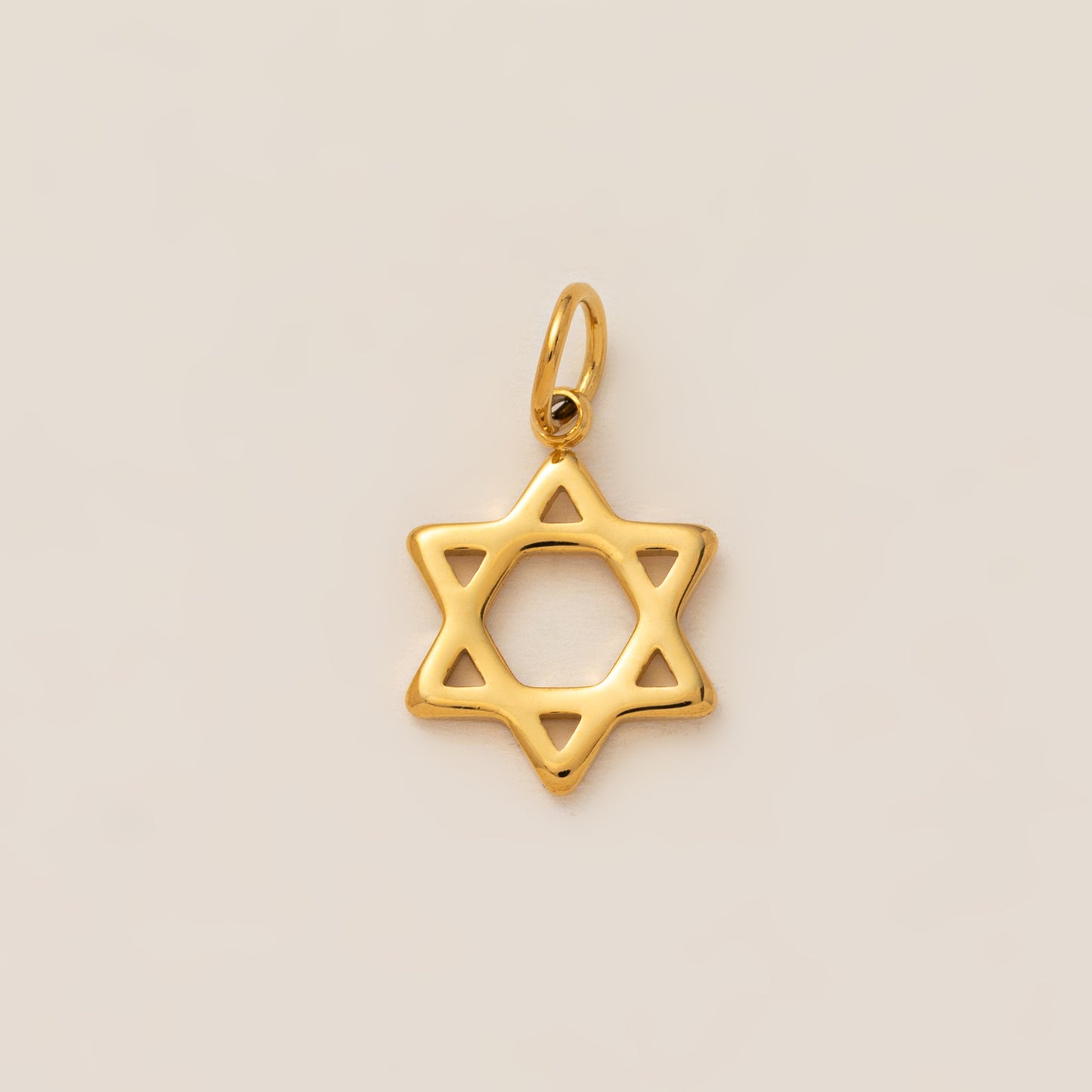 Minimalist 18K Gold Plated Geometric Round Square Brass Pendant Necklace