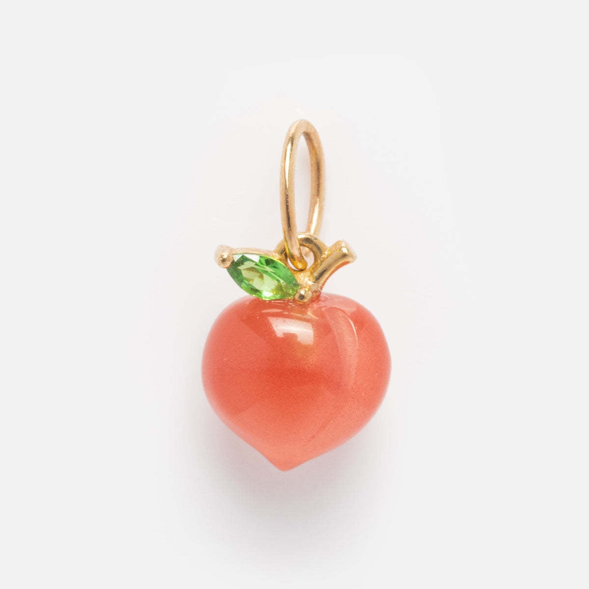 18K Gold Plated Stainless Steel Fruit Charm Bar for DIY Necklace