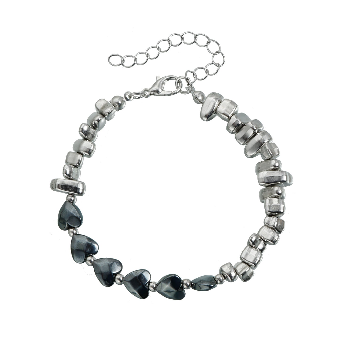 Luxury Elegant Heart Geometric Alloy Plated Necklace for Women