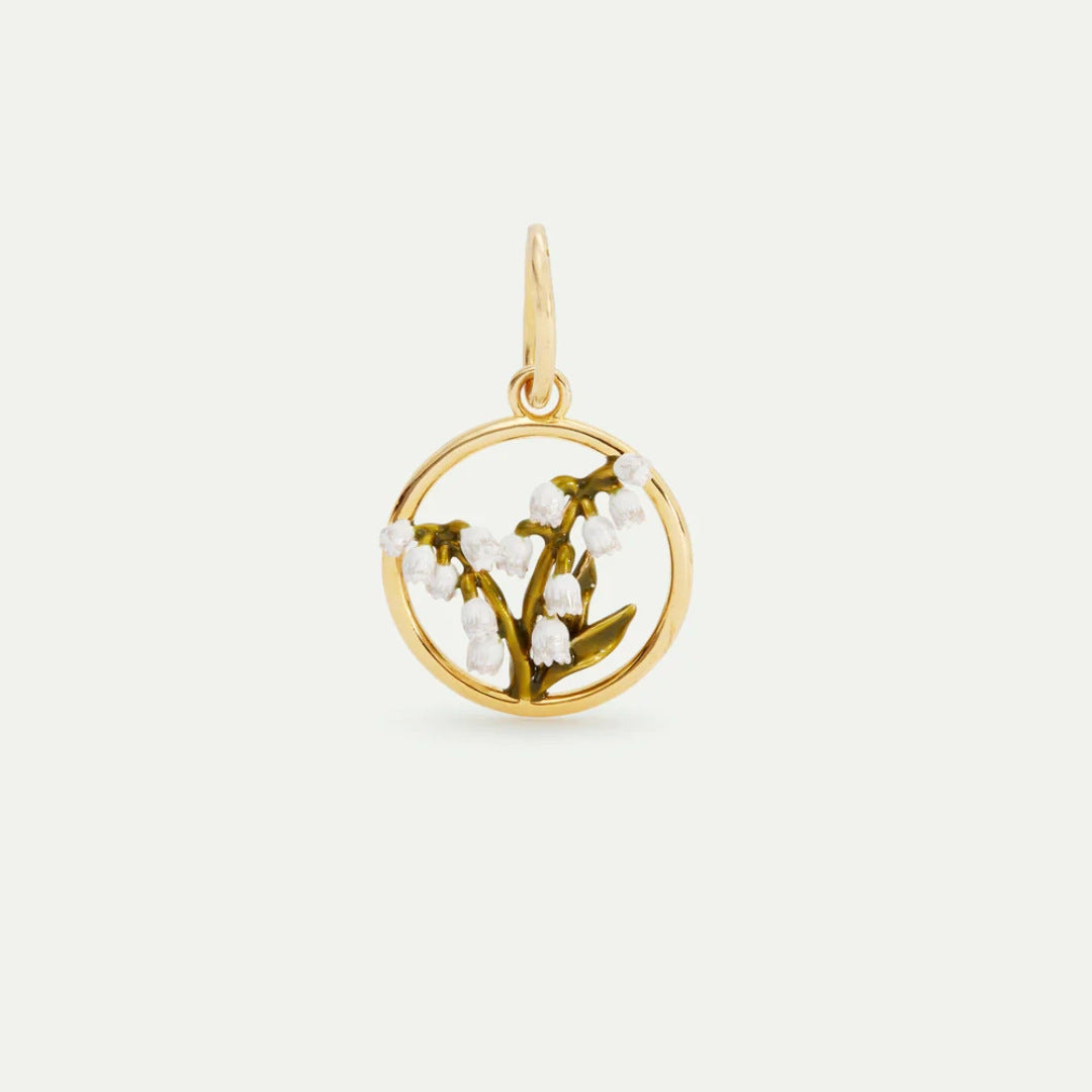 18K Gold Plated Brass Animal Charm Bar Necklace for Unisex