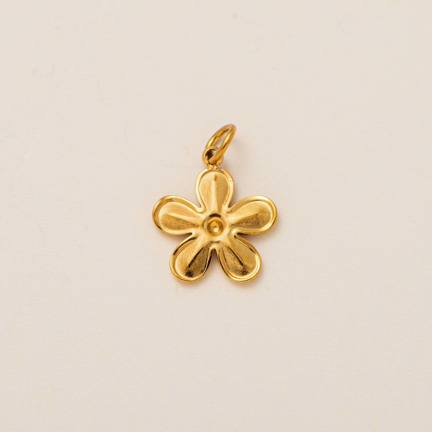 Vintage Geometric Stainless Steel PVD Gold Plated Charm Bar