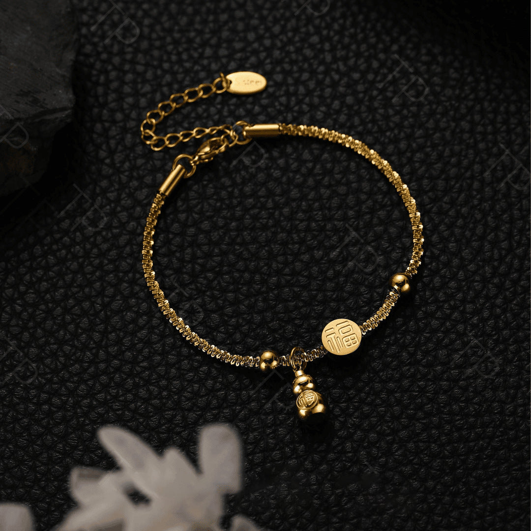 Original Design Leaf-Shaped Copper Alloy Plated Bracelet for Women and Men with Floral Petal Detail and Luxe Minimalist Aesthetic