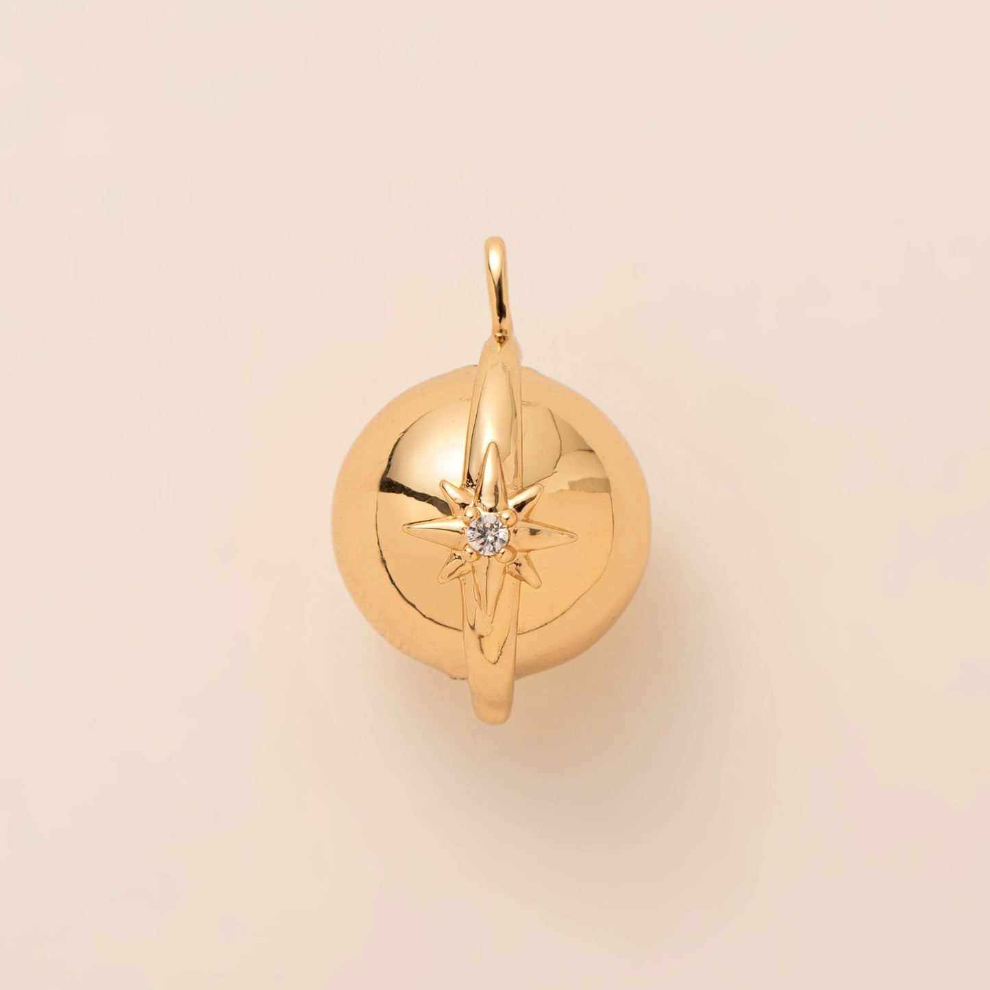 Vintage 18K Gold Plated Brass Cross Star Moon Charm Bar for Shoes DIY Accessories