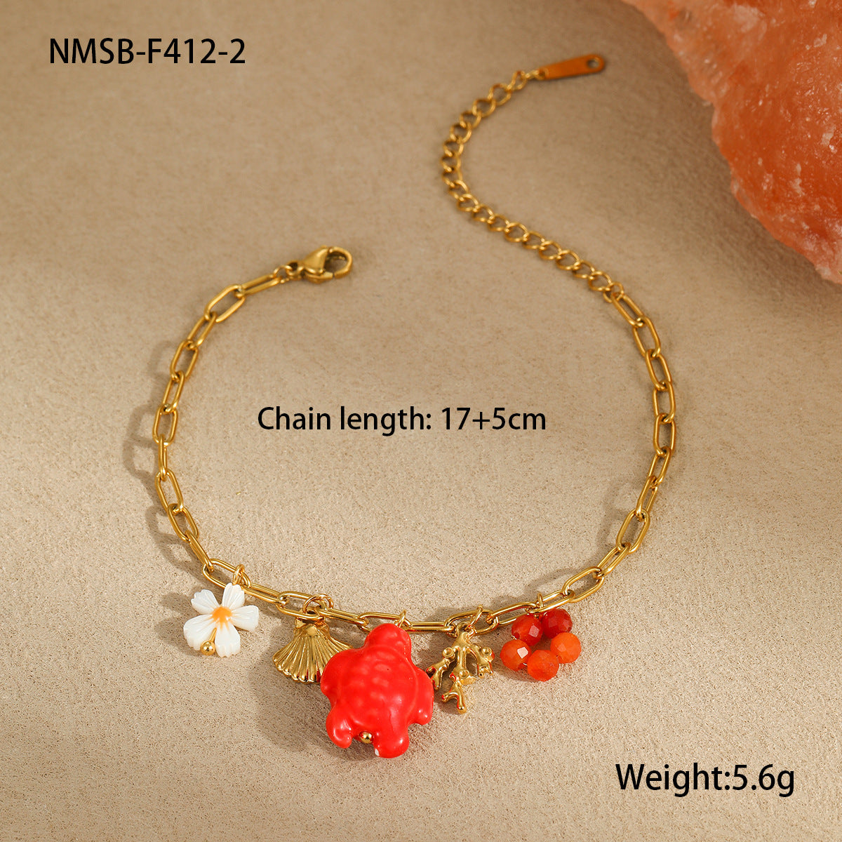 Fashionable Daisy Butterfly Pendant Necklace in Stainless Steel with Plated Finish for Women