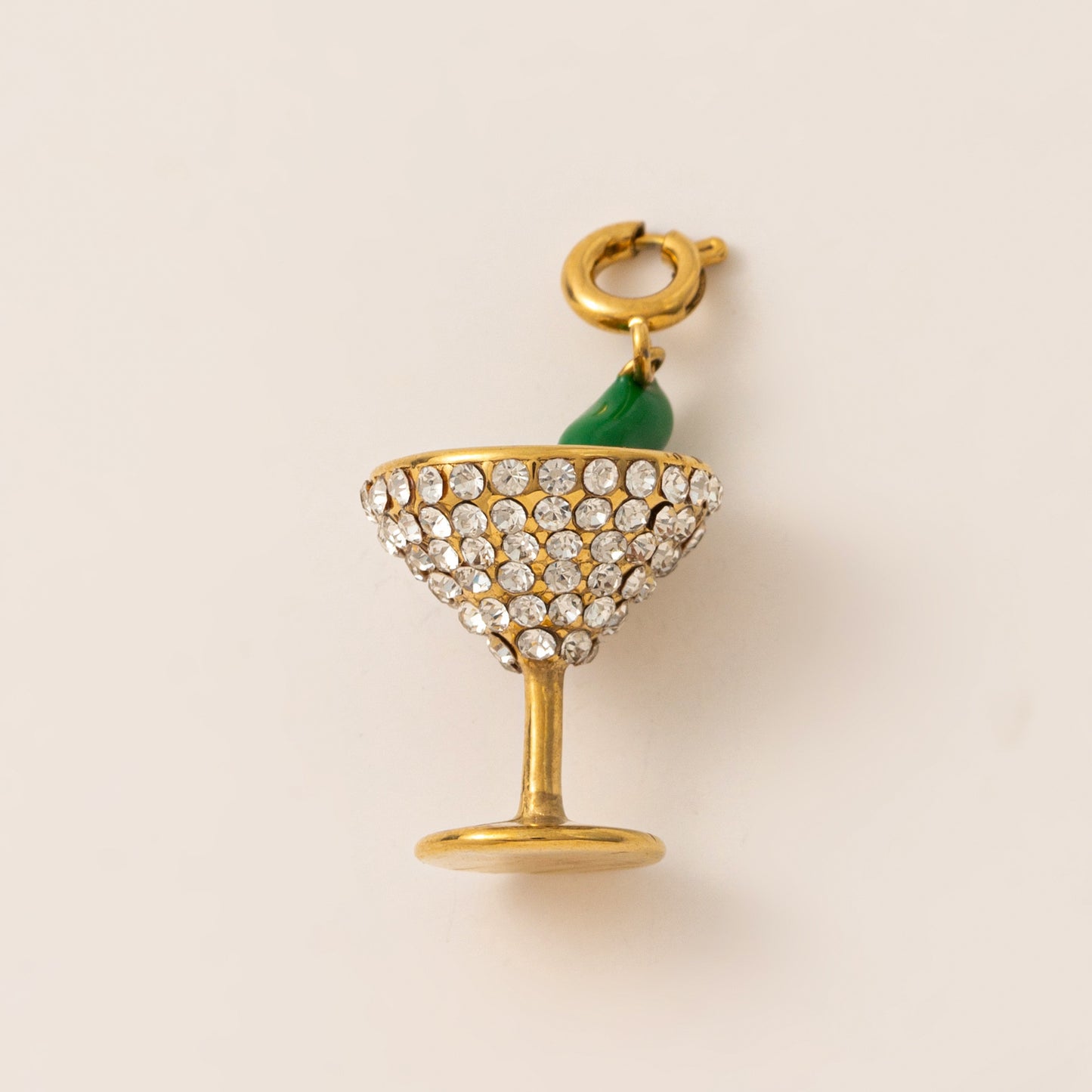 Fashion Business Stainless Steel PVD Gold Plated Charm Bar