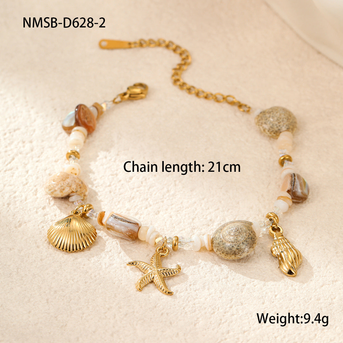 Minimalist Shell Design Stainless Steel Necklace for Women with Plated Finish and Natural Ocean-Inspired Aesthetic