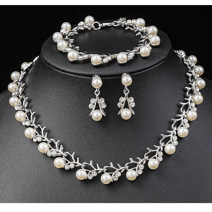 Minimalist Star Moon Cloud Universe Necklace and Earrings Set in Alloy with Electroplated Finish for Women