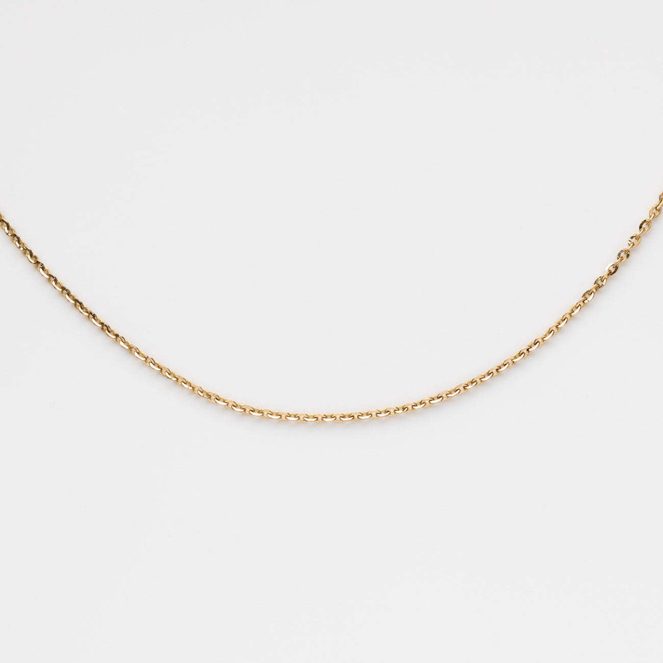 Minimalist 18K Gold Plated Round Square Geometric Stainless Steel Pendant Necklace
