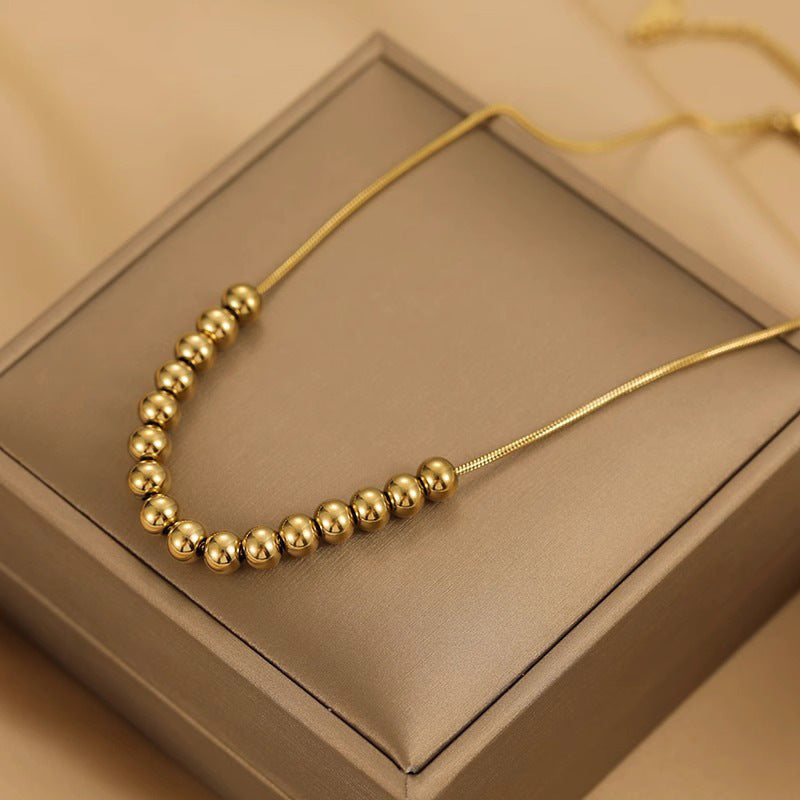 Original Design Irregular Animal-Shaped Titanium Steel Plated Delicate Clavicle Necklace for Women