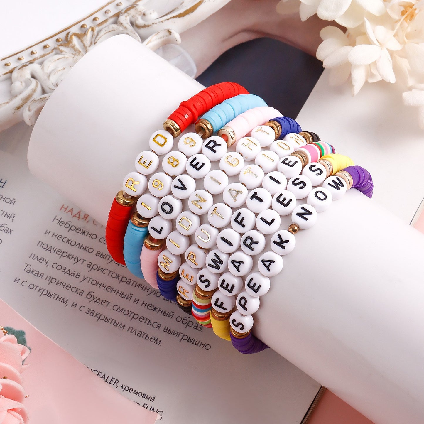 Geometric Shape Alloy Bracelet with Plated Finish for Women Inspired by Taylor Swift Fan Art
