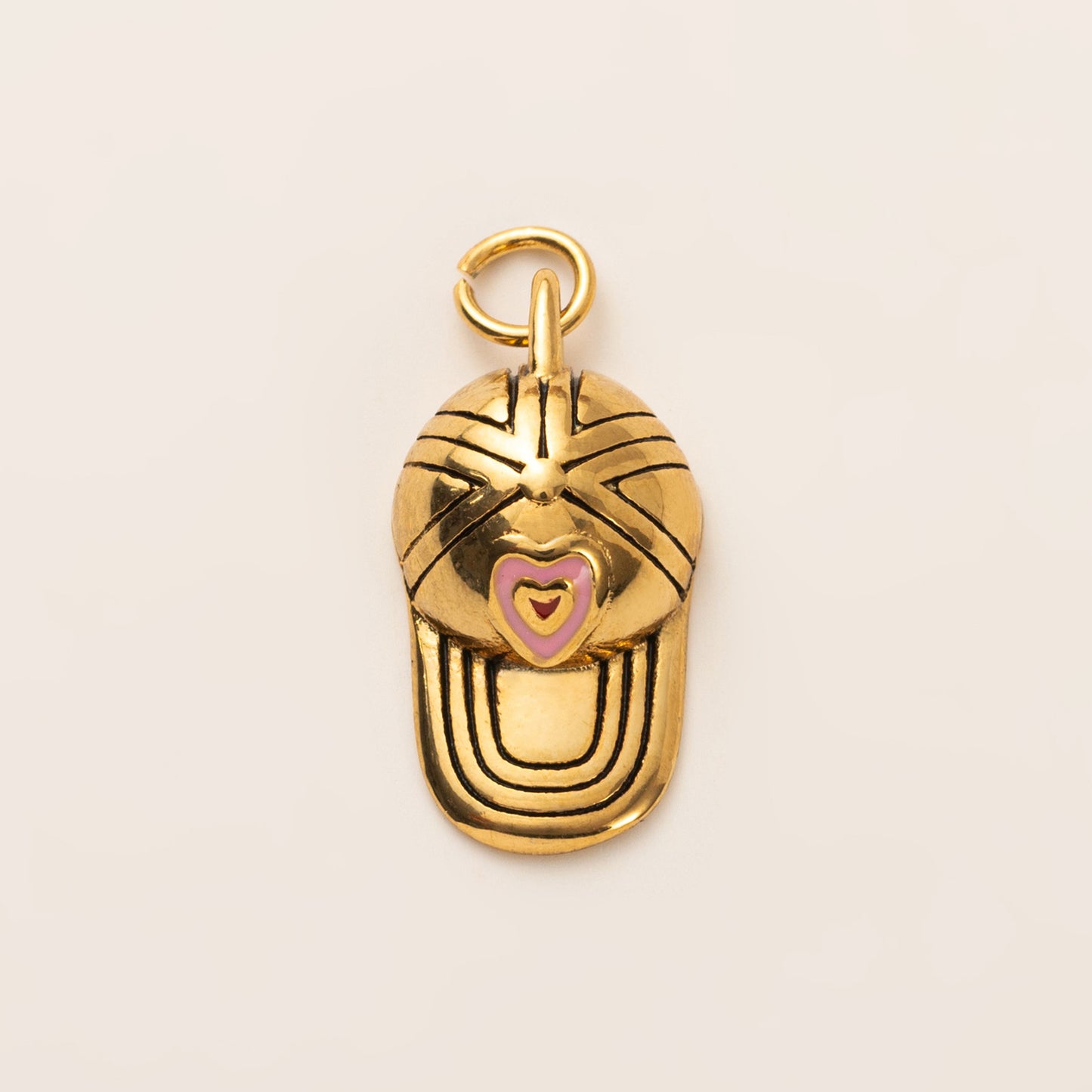 Vintage 18K Gold Plated Letter Stainless Steel Charm Bar Necklace