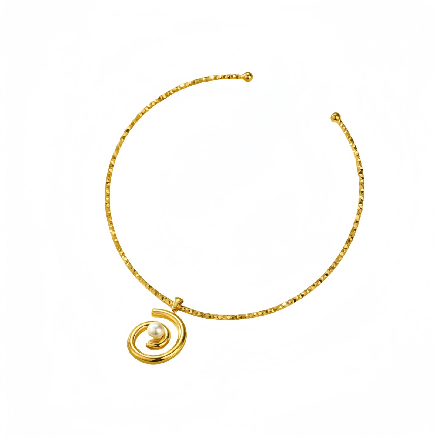 Elegante Collana da Donna in Acciaio al Titanio a Cuore e Fiocco con Finitura Placcata
