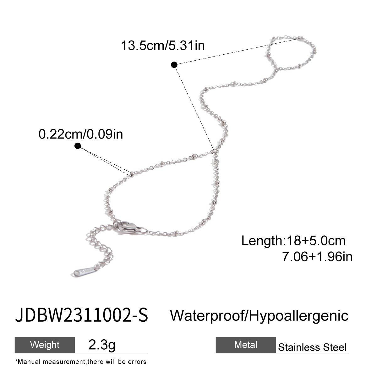 Bracciale placcato in acciaio inossidabile a motivi geometrici da donna con estetica minimalista di lusso