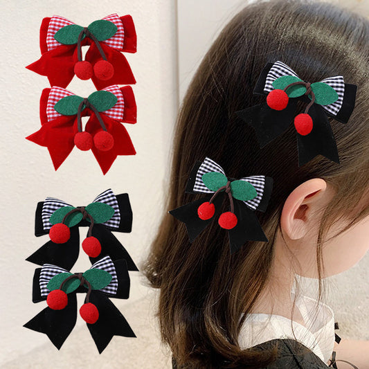 Horquilla en forma de lazo de estilo natural para niñas, hecha de tul con detalles fruncidos y de malla, para niñas de 3 a 10 años