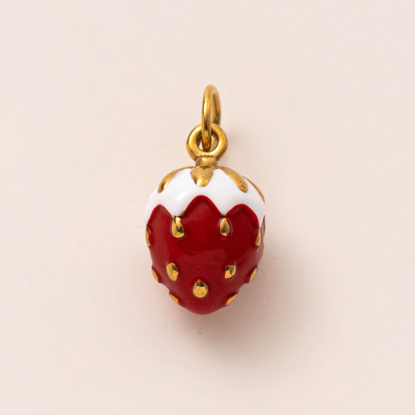 Vintage PVD 18K Gold Plated Stainless Steel Irregular Pendant Charm Bar