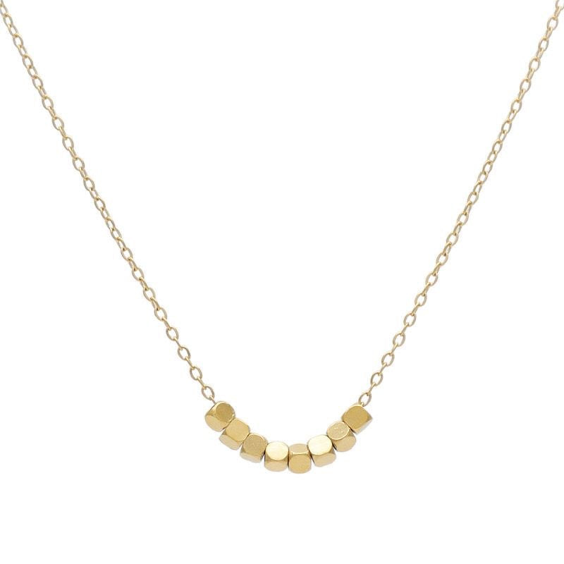 Exotic Geometric Titanium Steel Anklet with K-Gold Plating for Women, Fade-Resistant Minimalist Foot Chain