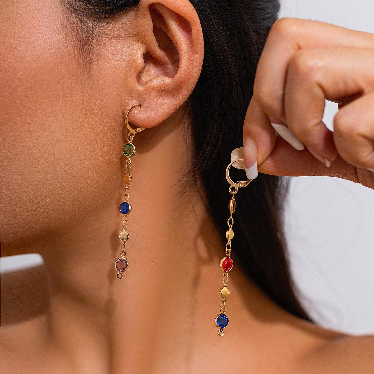 Collana Pendente Vintage a Cuore con Strass e Design Geometrico da Donna