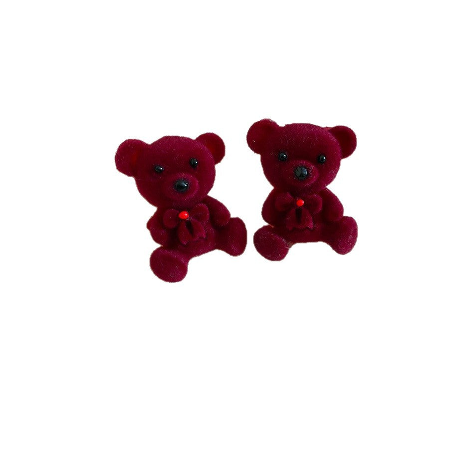 Retro Minimalist Geometric Resin Earrings with Zirconia Accents and 925 Silver Posts for Women