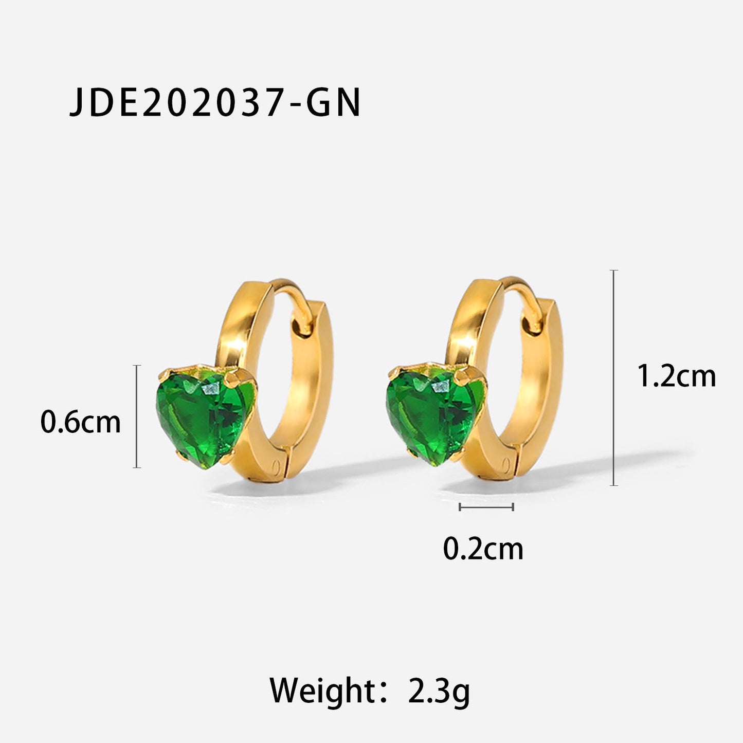 Set collana geometrica vintage in zirconia verde da donna, ciondolo in acciaio inossidabile con finitura placcata