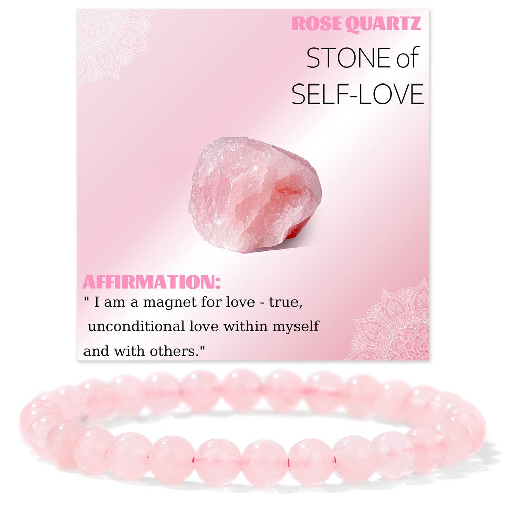 Vintage Geometric Stone Beaded Stretch Bracelet DIY Charm Bar Unisex