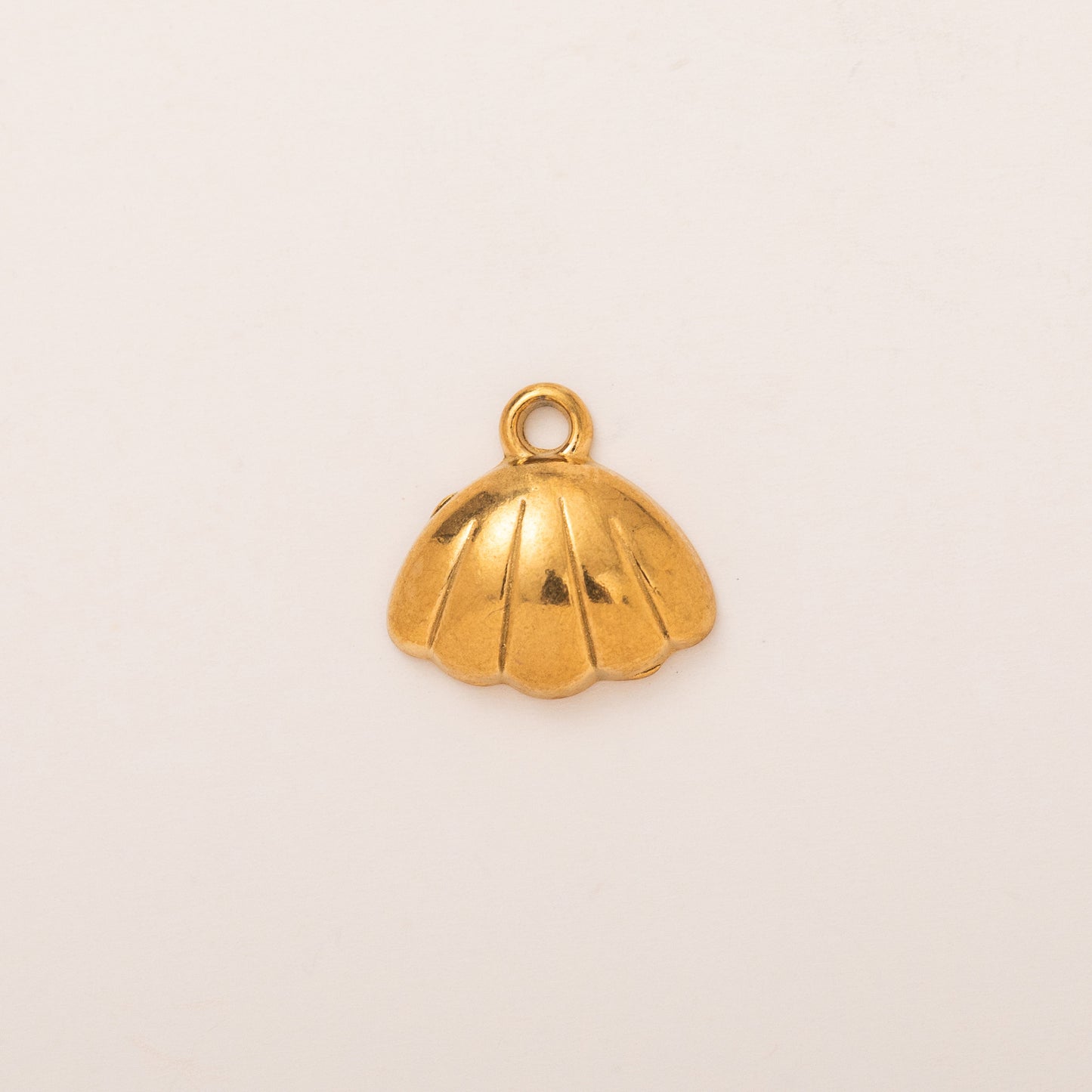 Vintage 18K Gold Plated PVD Stainless Steel Geometric Ocean Series Charm Bar