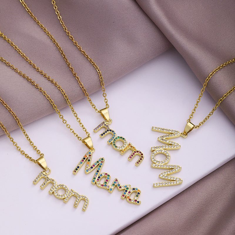 Elegante Collar con Colgante de Letra para Mujer, Cadena de Serpiente de Acero Inoxidable con Diseño Geométrico y Baño de Oro