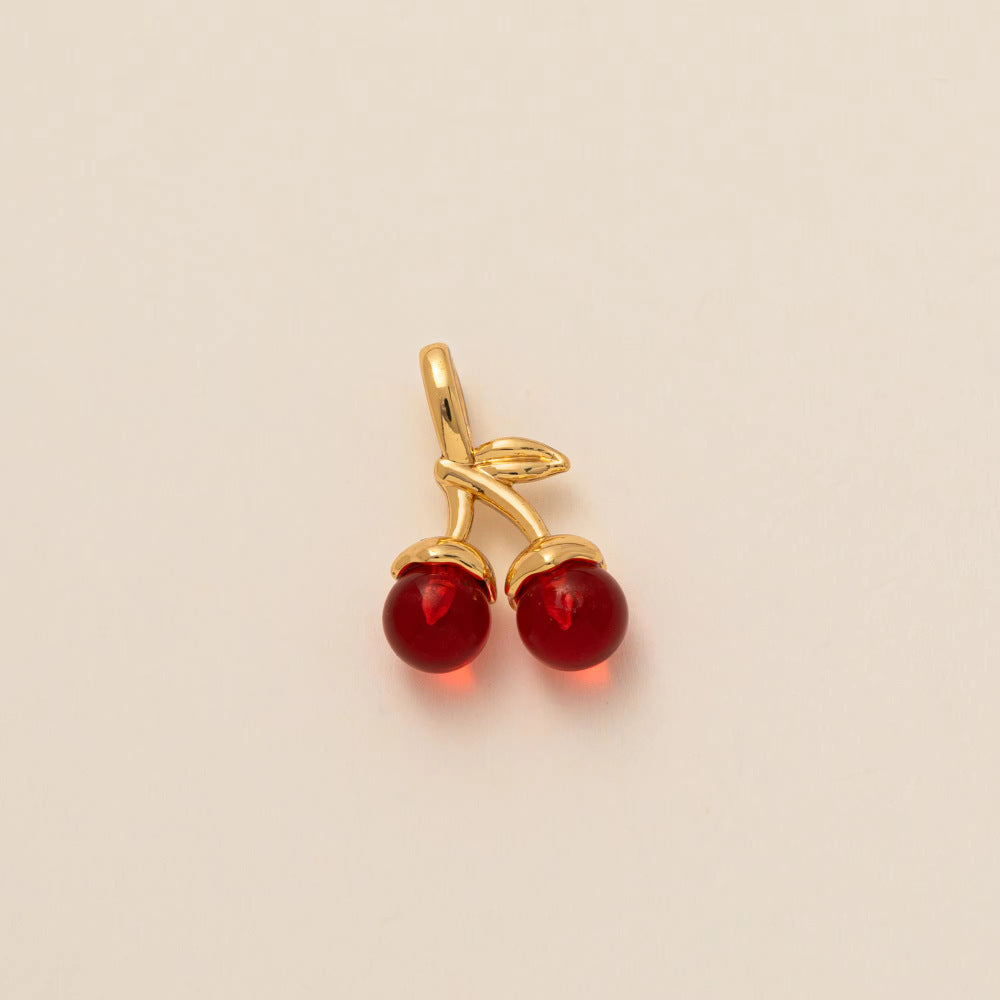 Minimalist Floral Pattern Brass PVD Plated Charm Bar
