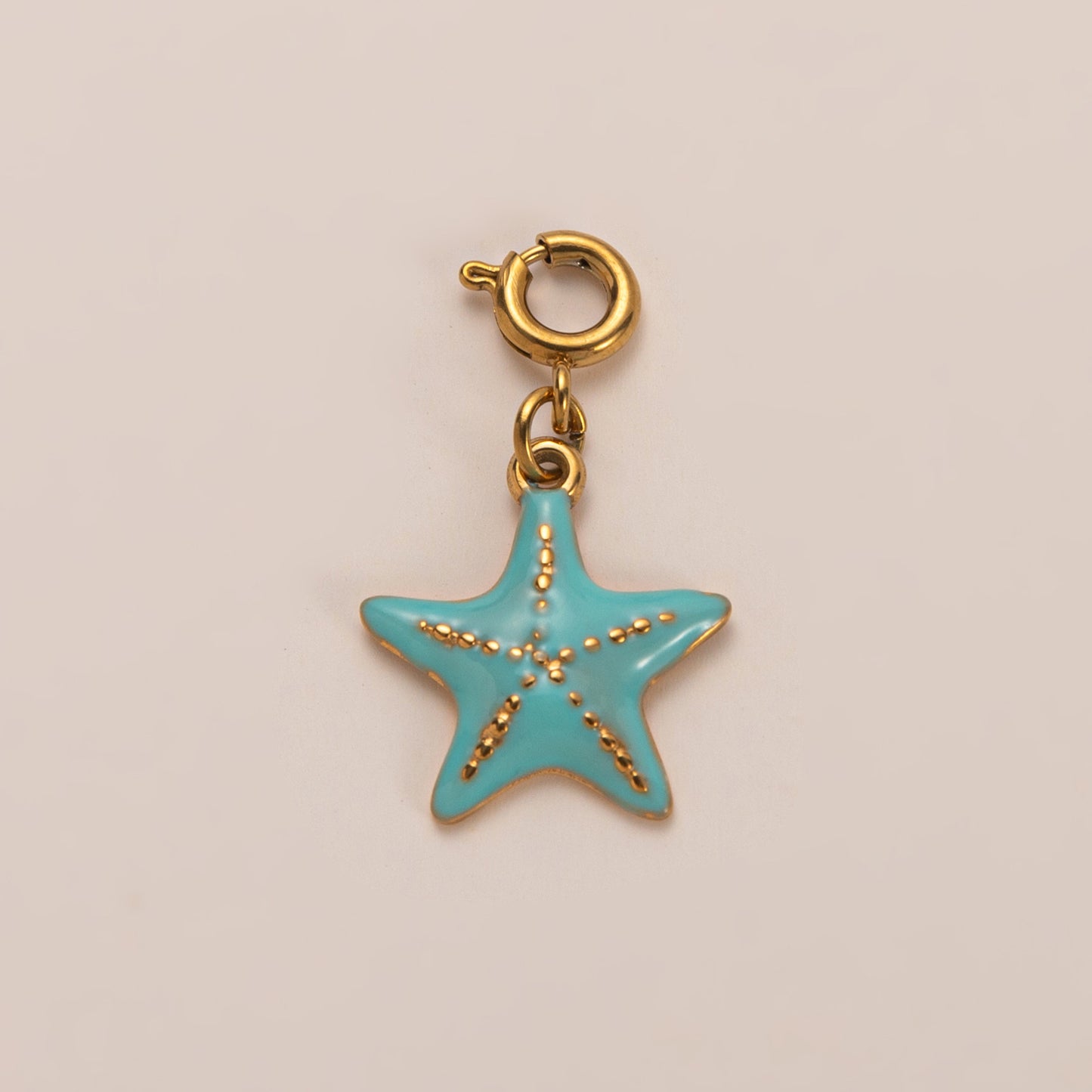 Minimalist Stainless Steel PVD Gold Plated DIY Charm Bar Pendant