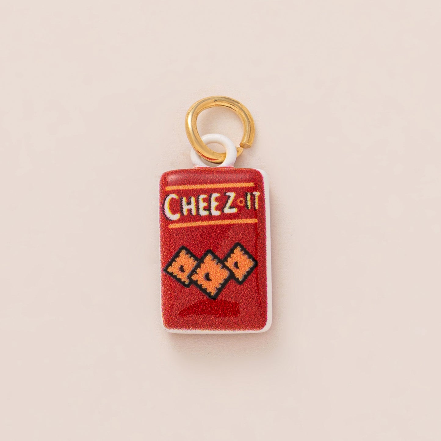 Sweet Geometric Brass Plated Charm Bar
