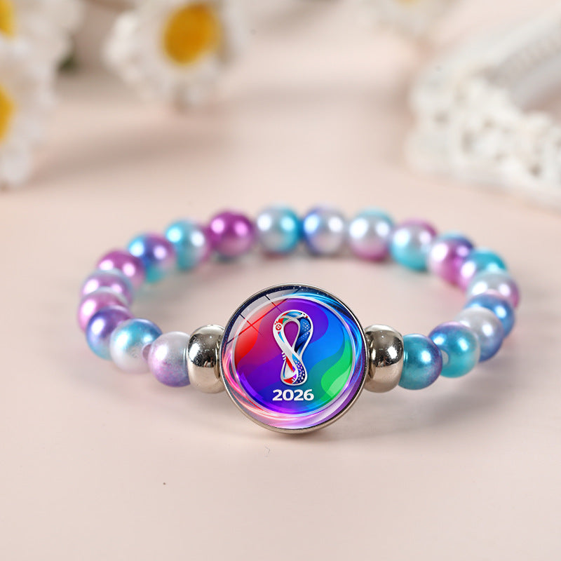 Geometric Crystal Beaded Bracelet Unisex Fashion Jewelry