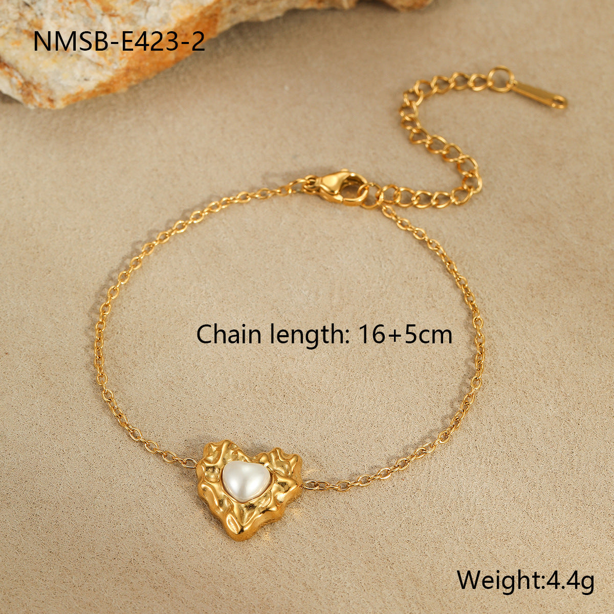 Collar Minimalista Irregular con Corazón de Lava para Mujer, Collar de Acero Inoxidable Chapado con Diseño Geométrico