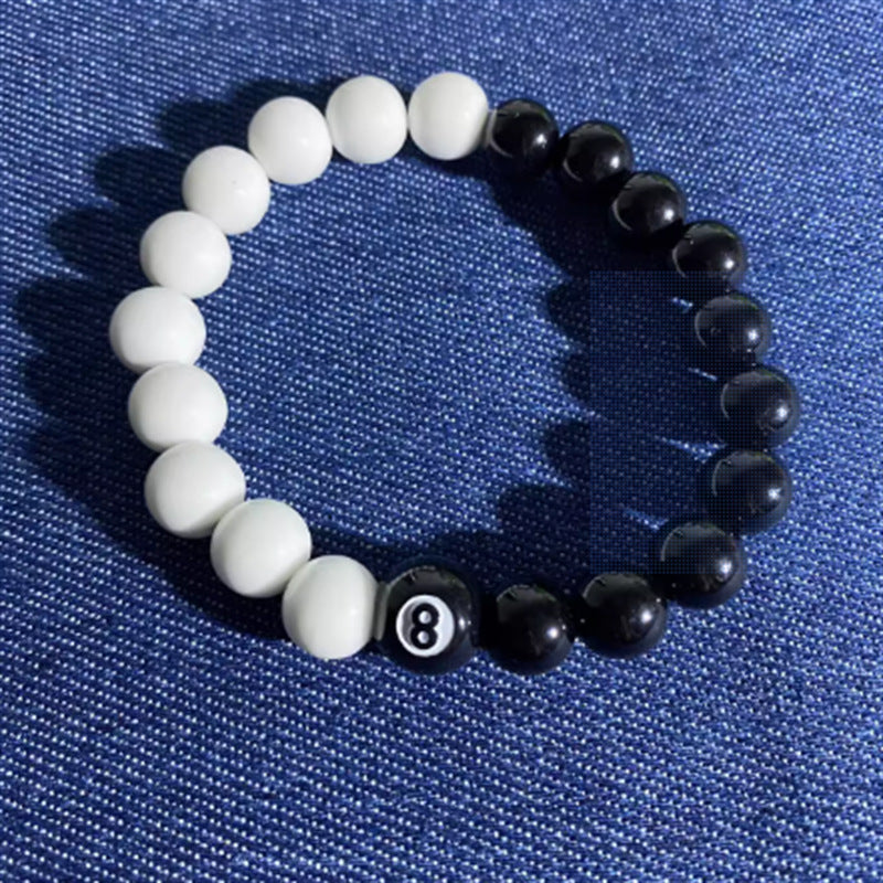 Handmade Geometric Round Stone Bracelet for Women