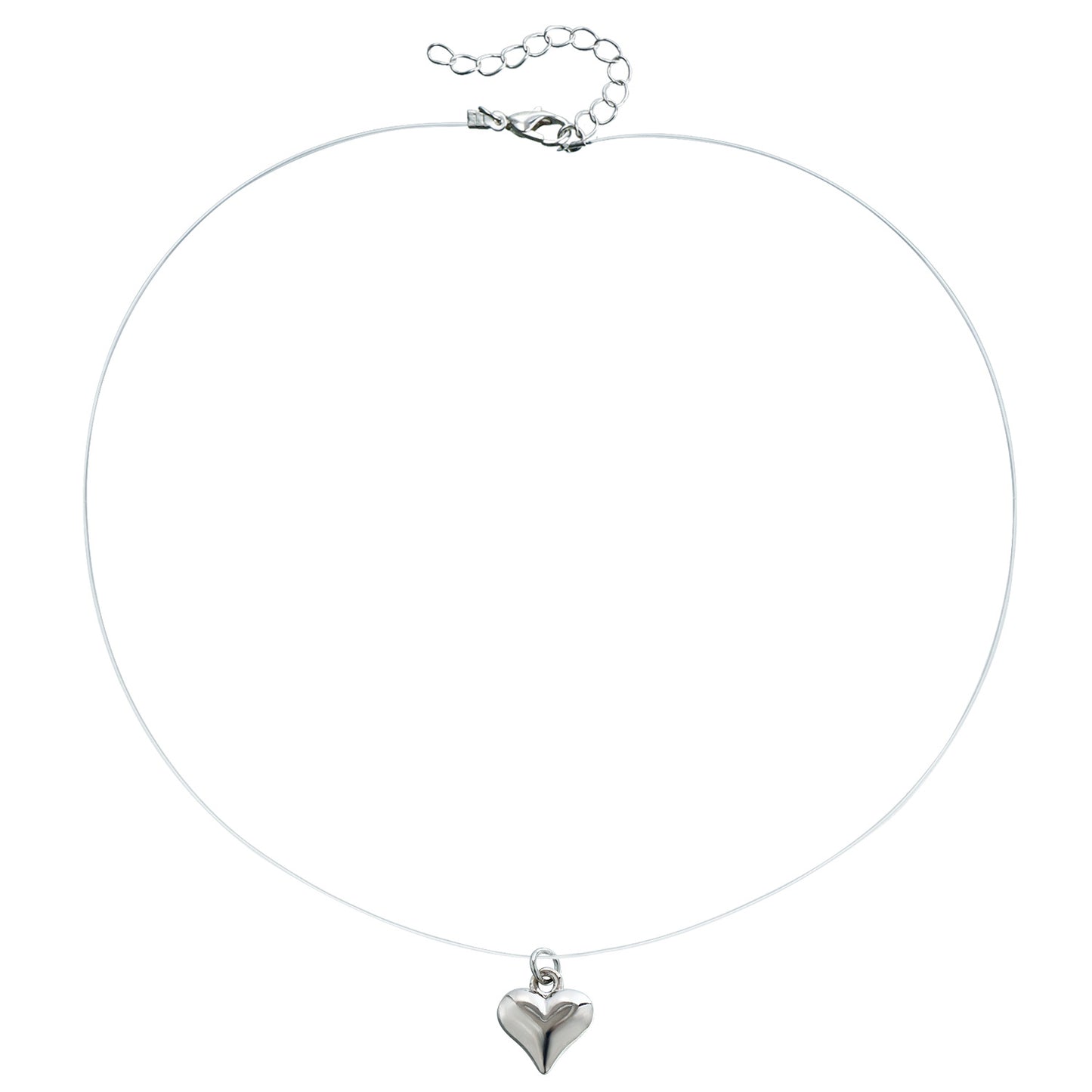 Minimalist Geometric Alloy Necklace with Clear Crystal and Cubic Zirconia Inlay for Women