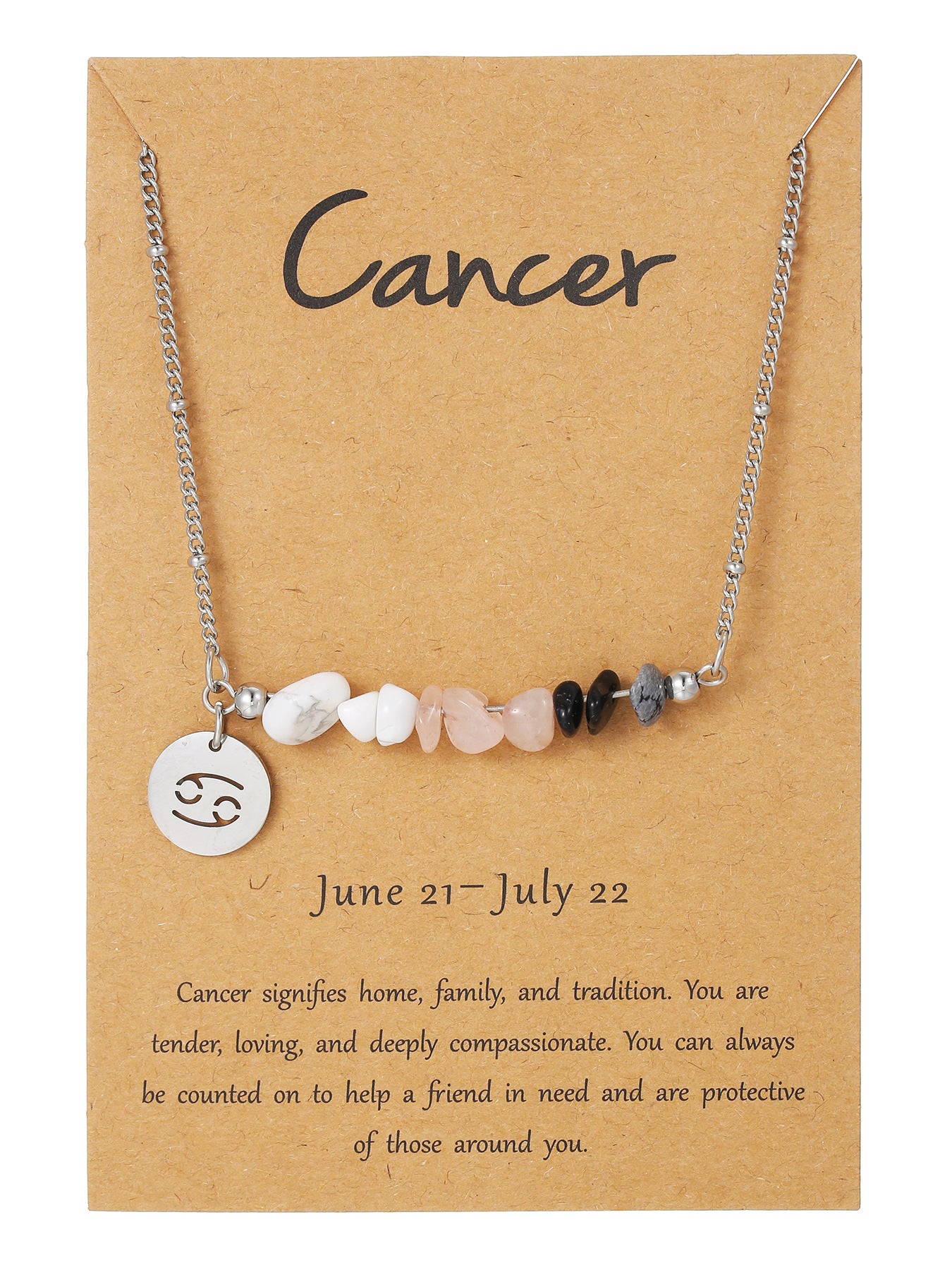 Fashion Elegant Stainless Steel Plated Constellation Pendant Necklace Unisex Cable Chain