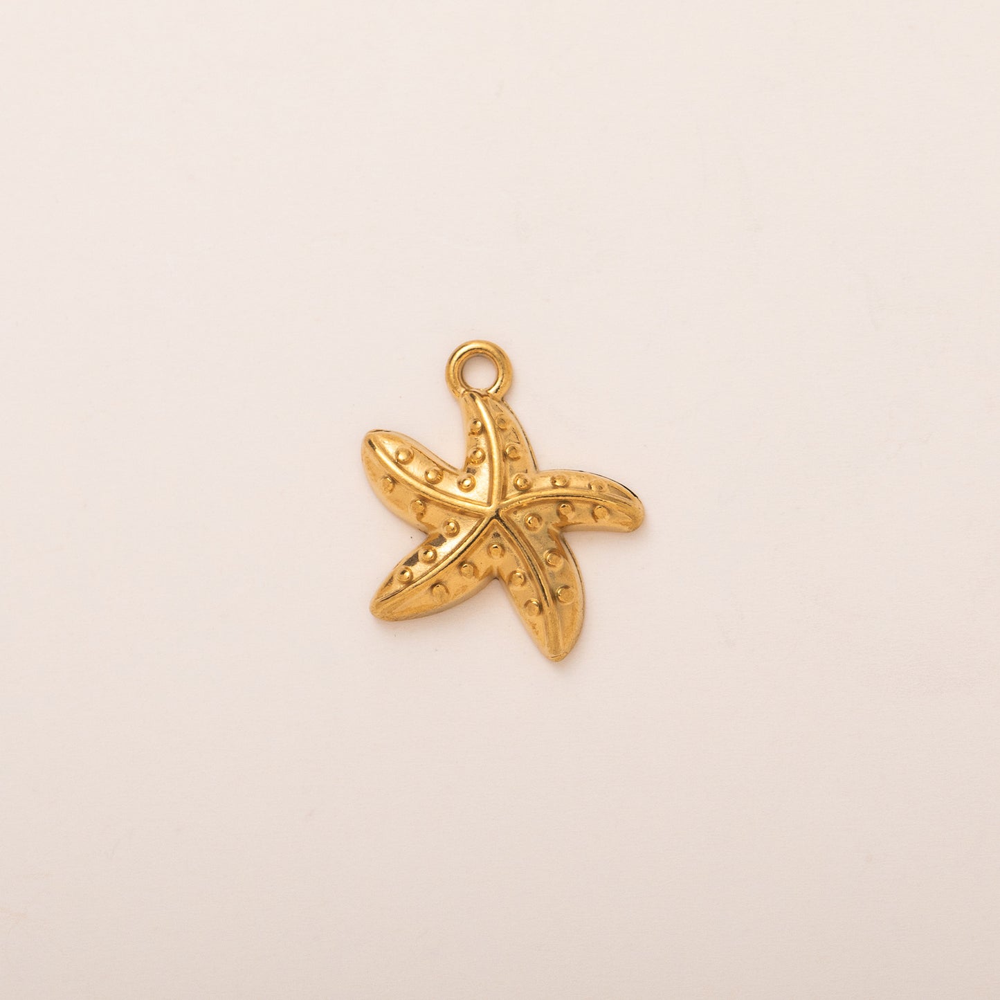Vintage 18K Gold Plated PVD Stainless Steel Geometric Ocean Series Charm Bar