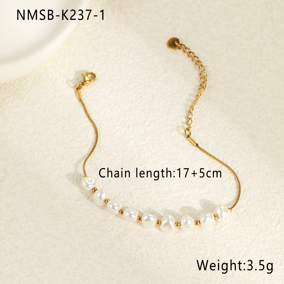 Elegant Baroque Style Geometric Stainless Steel Bracelet and Earrings Set with Plating Finish for Women