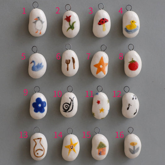 Cute Star Flower Mushroom House Musical Note Duck Charms Gold Plated Brass Pendants for Shoes and Accessories
