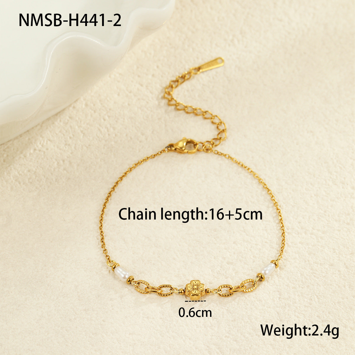 Pulsera minimalista de acero de titanio con forma de corazón para mujer con acabado chapado, accesorio de moda de acero inoxidable